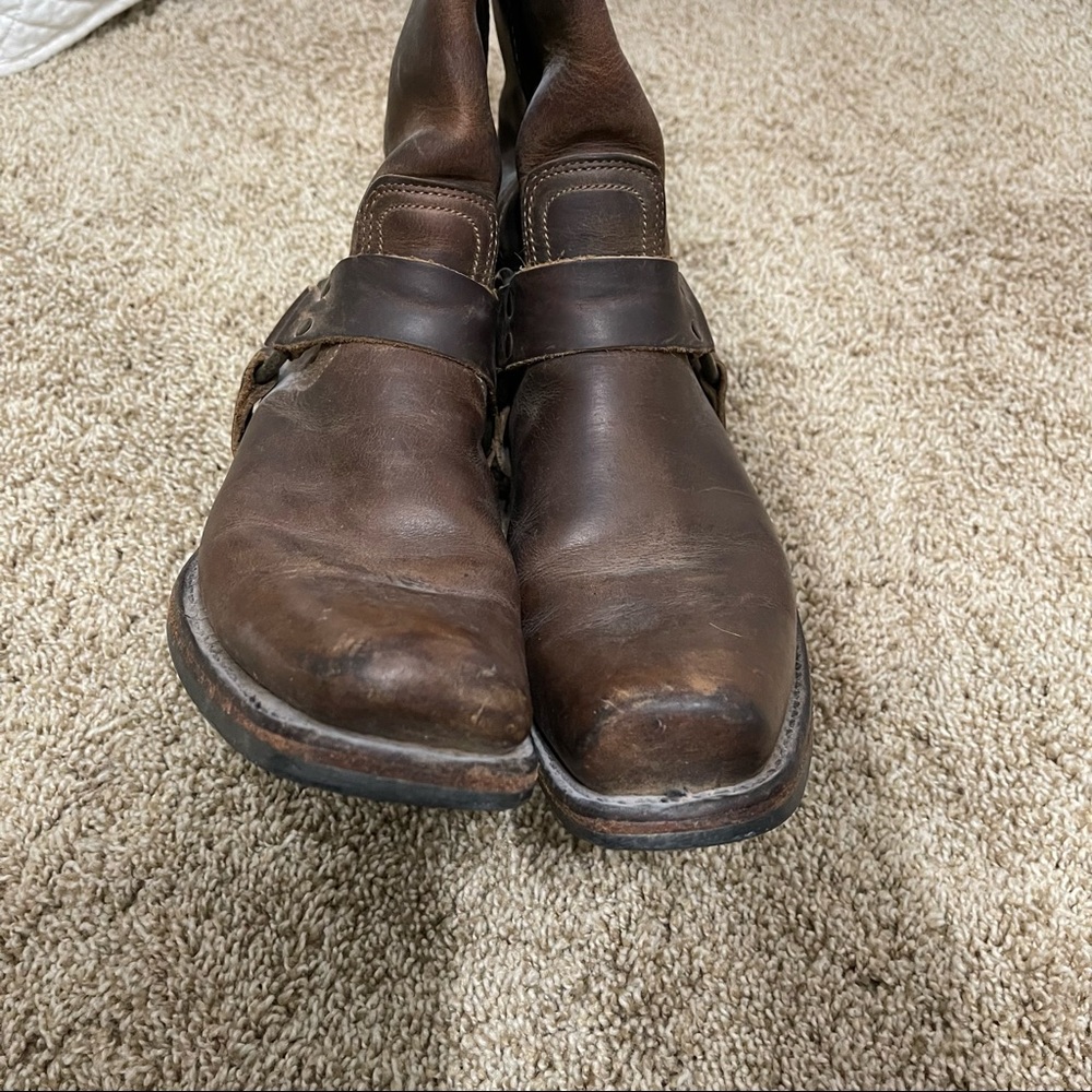 Frye Brown Heeled Boots - Picture 6 of 12